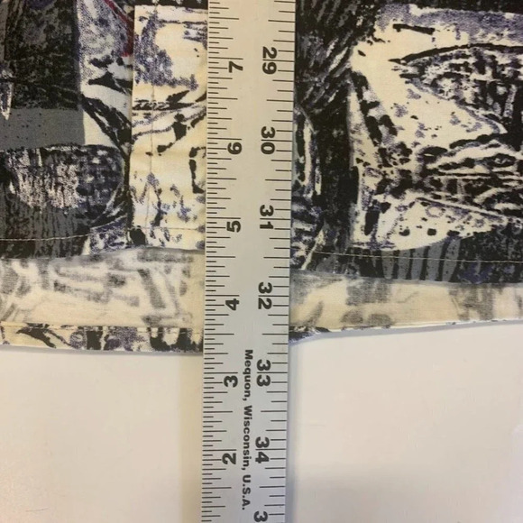 Columbia Men's Vintage Fish Outdoors Print Cotton Short Sleeve Button Up Size L‎ - Picture 11 of 11